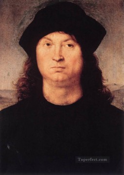 Rafael Painting - Retrato de un hombre maestro renacentista Rafael